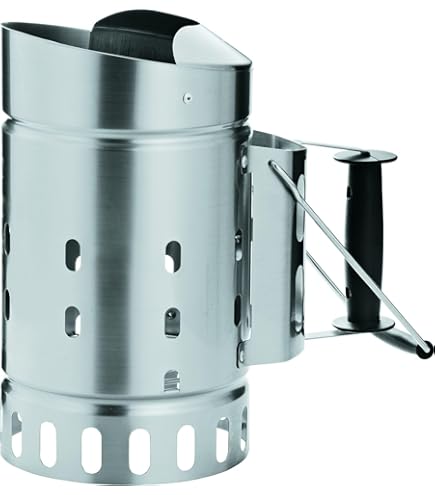 Amazon.com: Rösle Stainless Steel Charcoal Starter Chimney, Silver